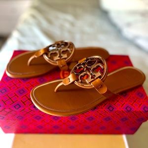 Tory Burch Miller Leather Sandals